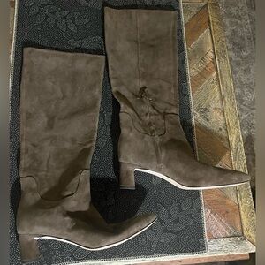 Vince veto Couio  taupe  Brown Heeled Boots size 6.5m excellent condition